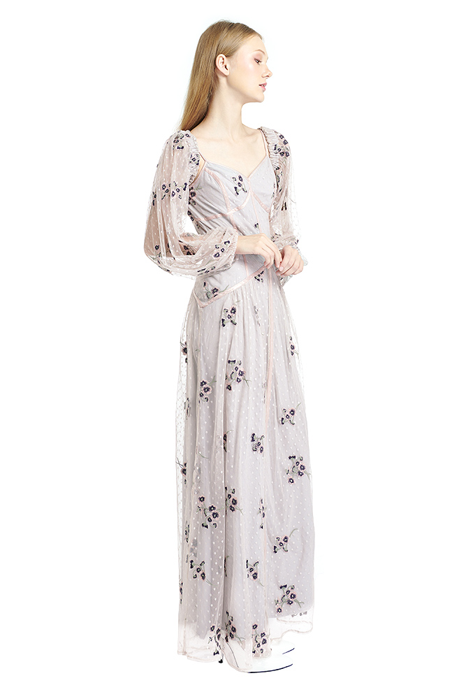 side view of the dress